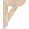 Ekena Millwork Traditional Slat Smooth Bracket w/ Offset Brace, Douglas Fir, 5 1/2"W x 16"D x 20"H BKT0604X16X20TRA06SDF - alternate 3